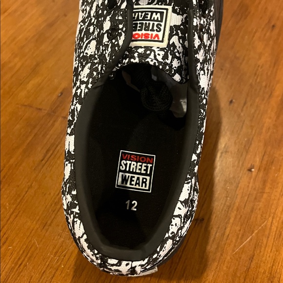 Vision Street Wear Canvas Lo Shoes Skulls AOP Sneakers Skateboard BMX VSW Men 12 - Picture 9 of 12